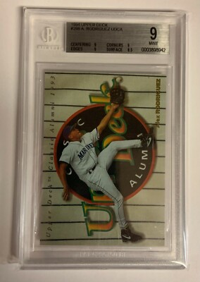 1994 Upper Deck Classic Alumni Alex Rodriguez #298 UDCA Rookie RC BGS 9 MINT