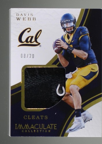 2017 Panini Immaculate Collection Collegiate Davis Webb #17