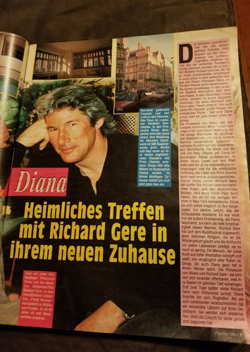 Princess Diana Article featured in Frau mit Herz SEPTEMBER  96 Magazine .. 39