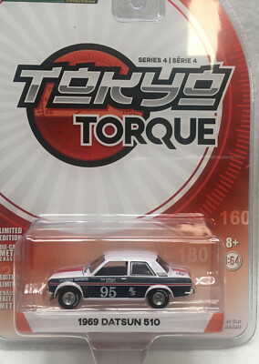 マ*ド様 Greenlight まとめ売り GREENLIGHT Tokyo Torque Series 4 1972 Datsun 510 Mustard +