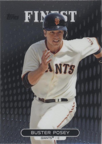 2013 Topps Finest - Buster Posey #30