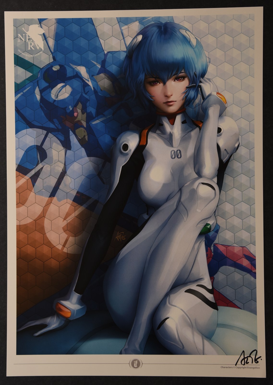 16 Sdcc Rei Ayanami Stanley Artgerm Lau Signed Art Printのebay公認海外通販 セカイモン