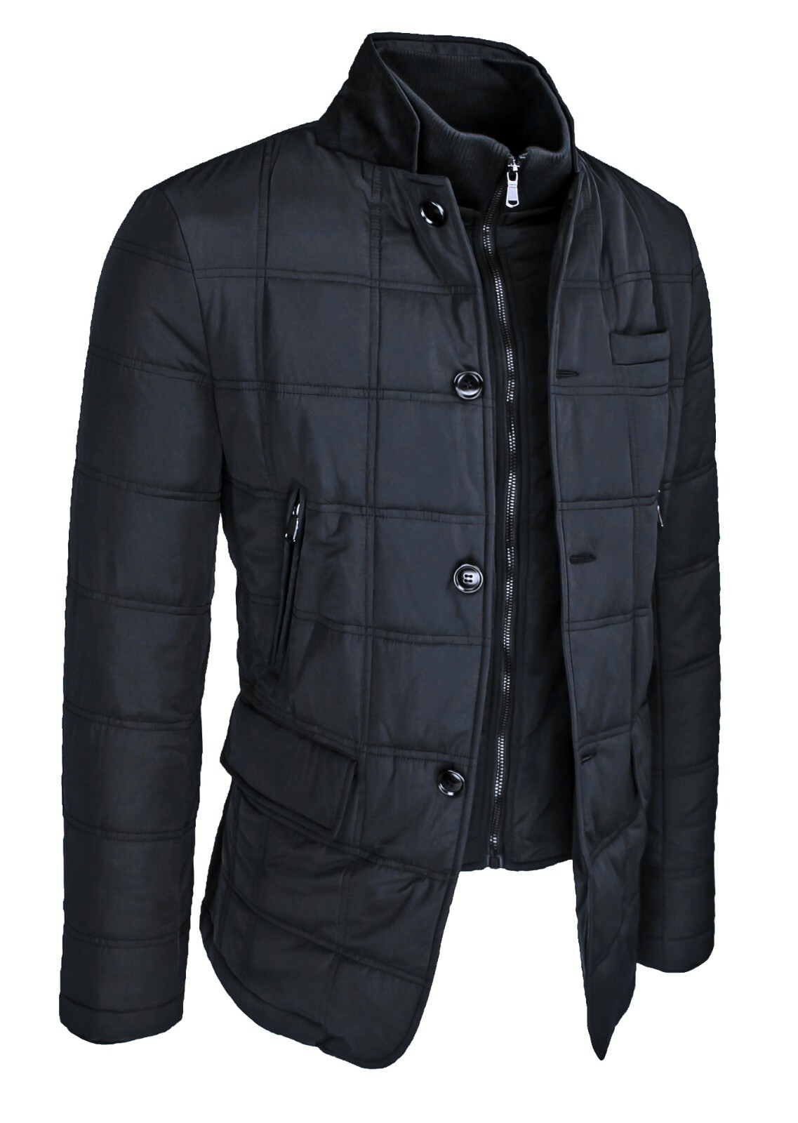 Piumino Giacca uomo autunno inverno Casual elegante giubbotto trench