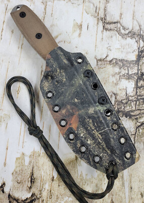 HAND MADE KYDEX SHEATH for ESEE 4  (MODEL ES4PS35V WITH FLAT HANDLE),  ESEE942