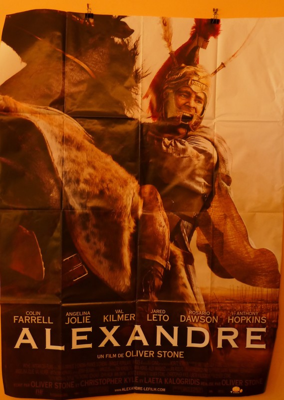 Alexandre By O. Stone ,C. Farrel A.Jolie  Affiche Originale D'Epoque Neuve   