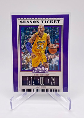 2019 Panini Contenders Draft Picks Kobe Bryant #32 Season Ticket LA Laker