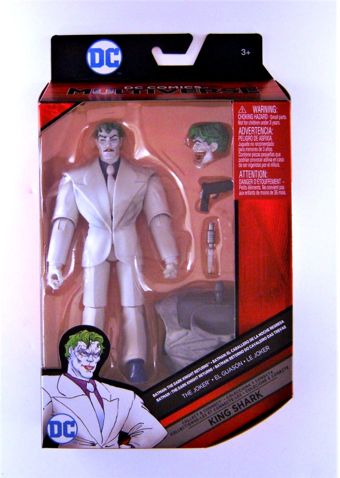 DC Comics Batman Multiverse King Shark Series The Joker Action Figure