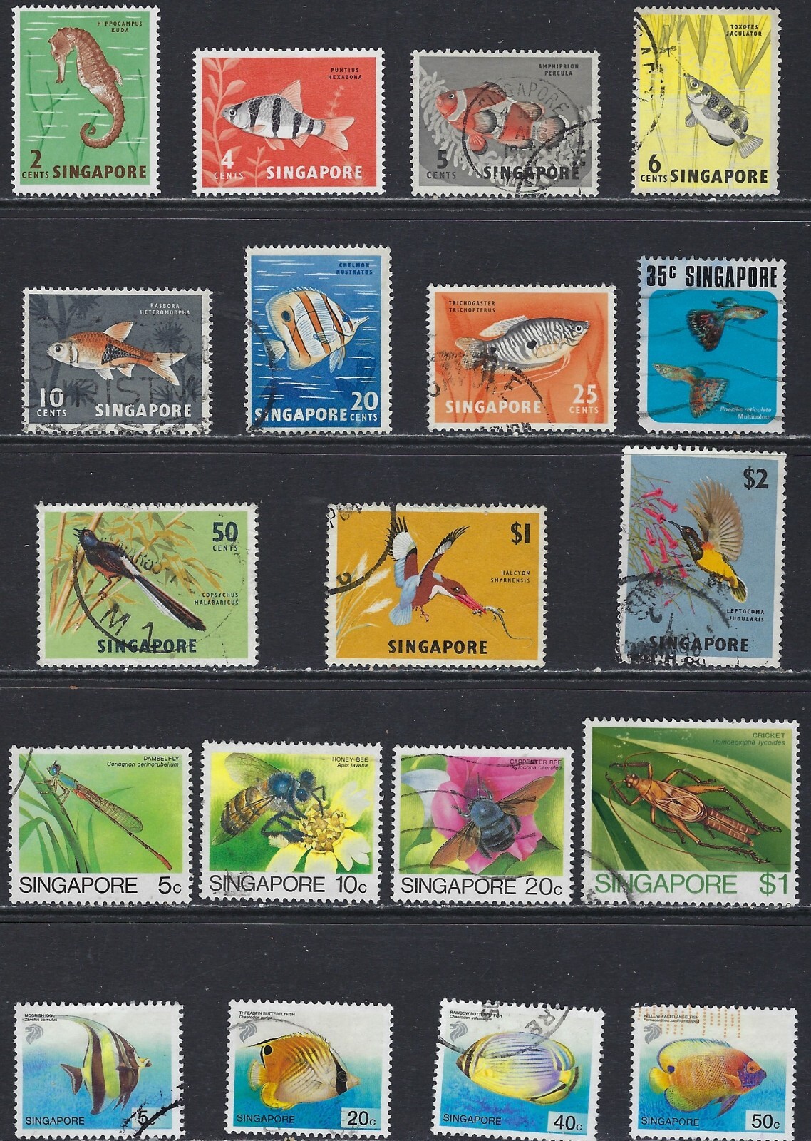 Singapore - Nice Collection of Stamps 22R
