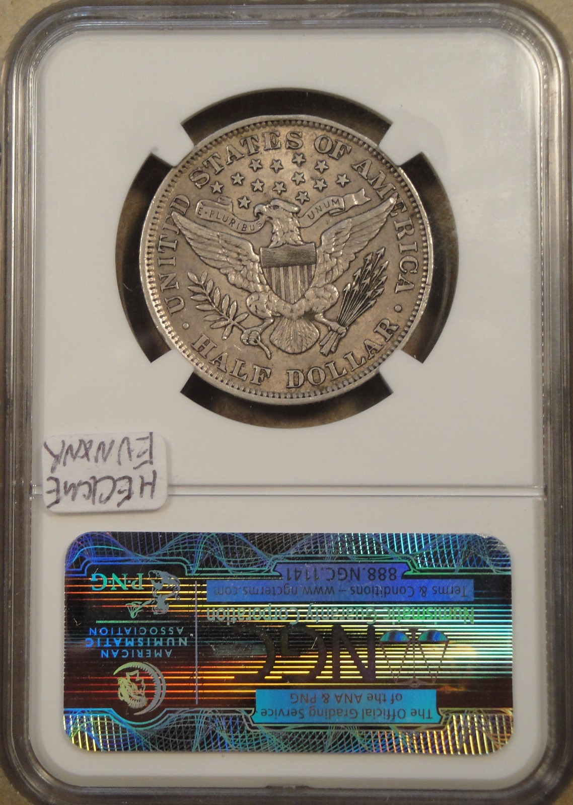 1894 Barber Half Dollar NGC AU 53