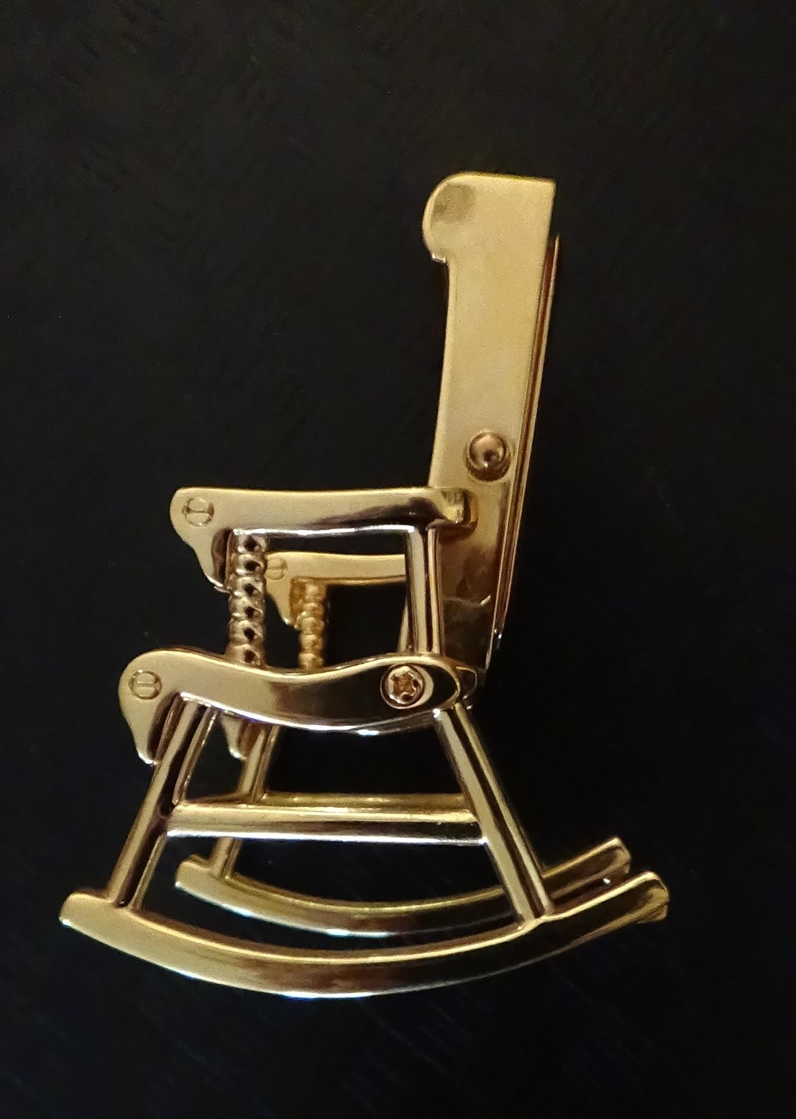 GENEVA BOY MINI CLOCK ROCKING CHAIR