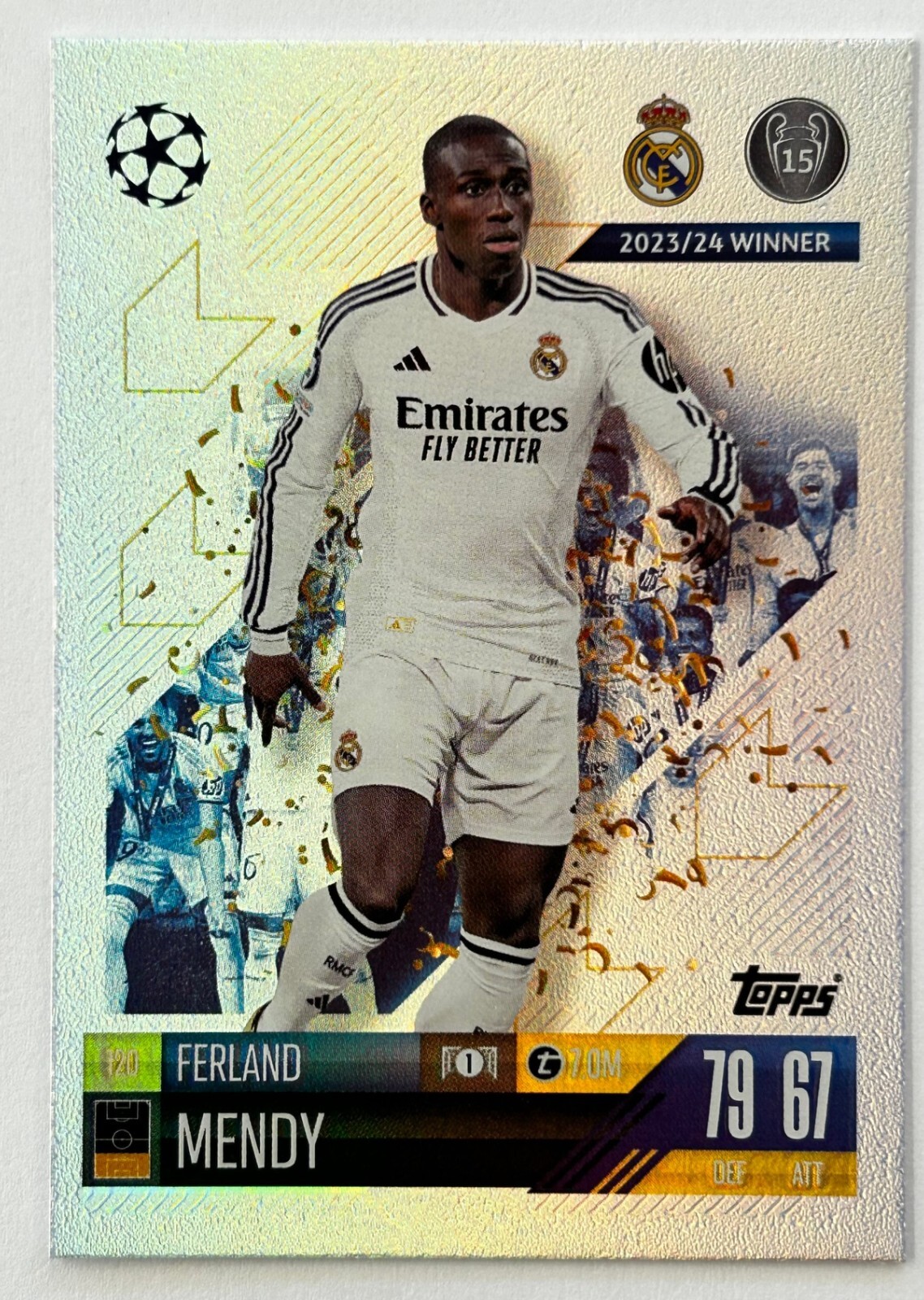 TOPPS サッカーカード MUSEUM COLLECTION EDOUARD MENDY CHELSEA 15/25 #51 送料無料 中古 IT2 TOPPS サッカーカード MUSEUM COLLECTION EDOUARD MENDY CHELSEA