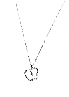 Apple necklace deals tiffany's