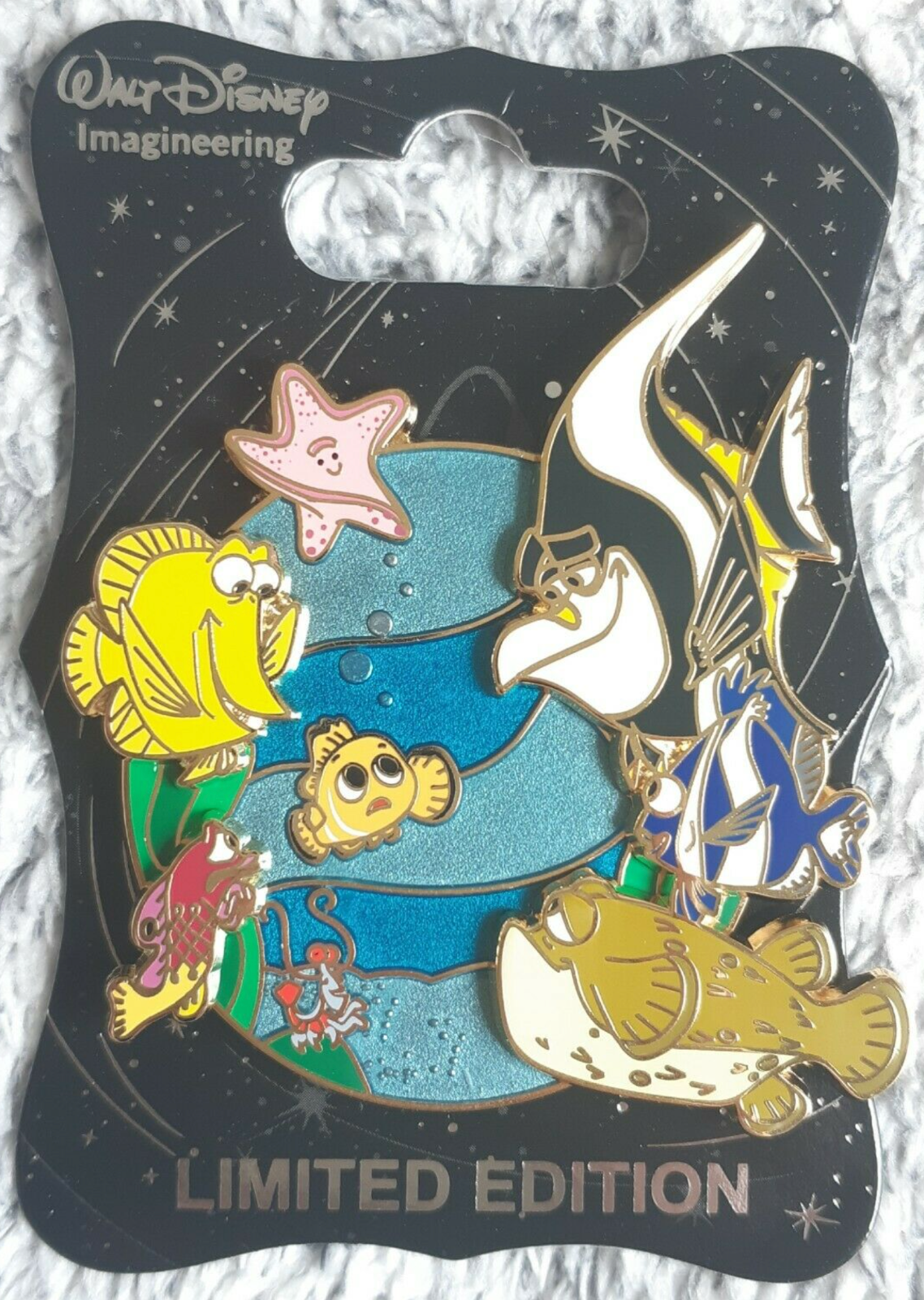 New Walt Disney Imagineering WDI D23 Pixar Finding Nemo LE Pin Fish Tank Gill