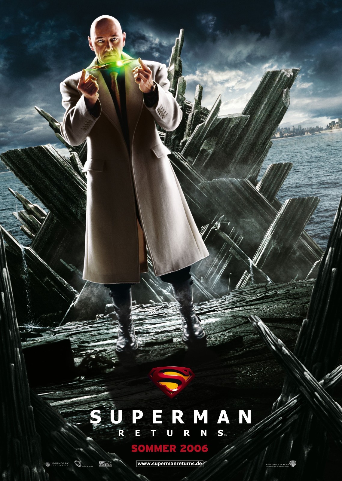 Superman Returns movie poster - Kevin Spacey, Lex Luthor