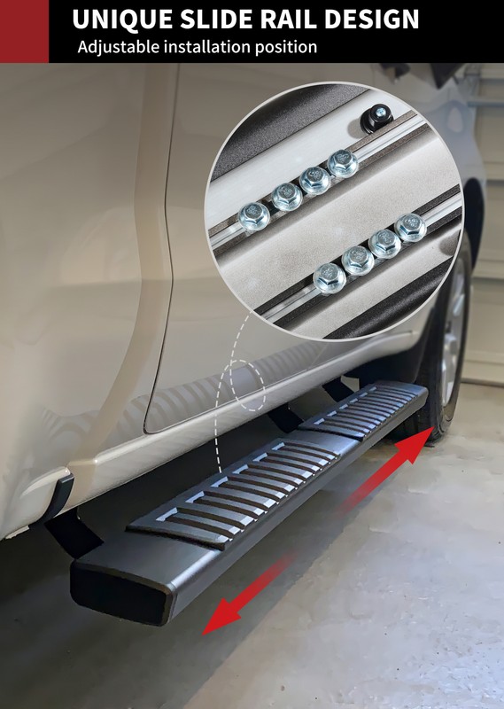 Running Boards For 2017-2025 Ford F250 F350 Super Duty Regular Cab - 6" Stainless Steel Side Steps Nerf Bars 4 thumbnail image