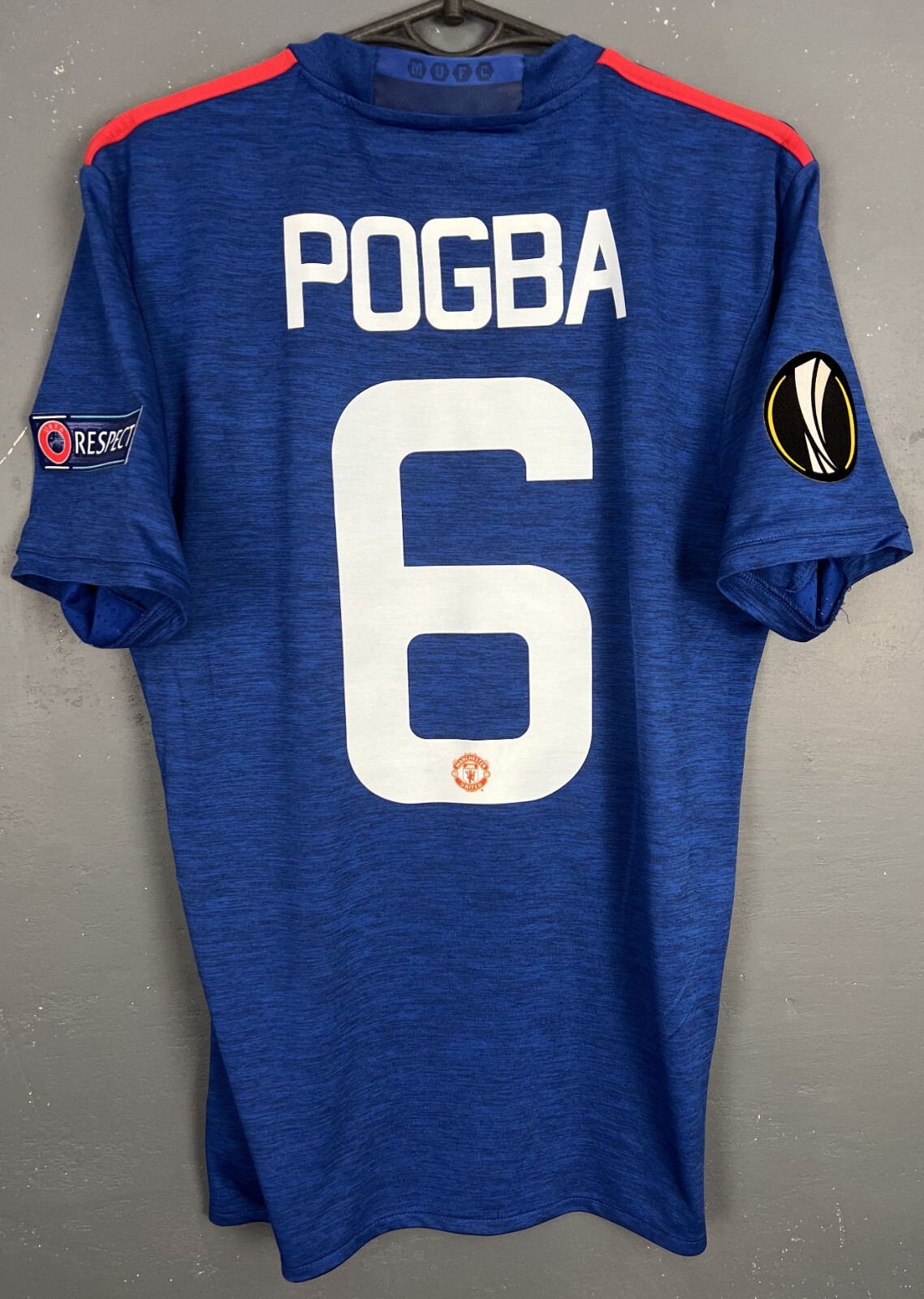 マンチェスターユナイテッド ポグバ　ホームユニフォーム　ヨーロッパリーグ決勝 マンチェスター・ユナイテッド ポグバ ホームユニフォーム