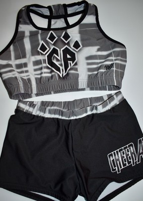 black cheer spanx