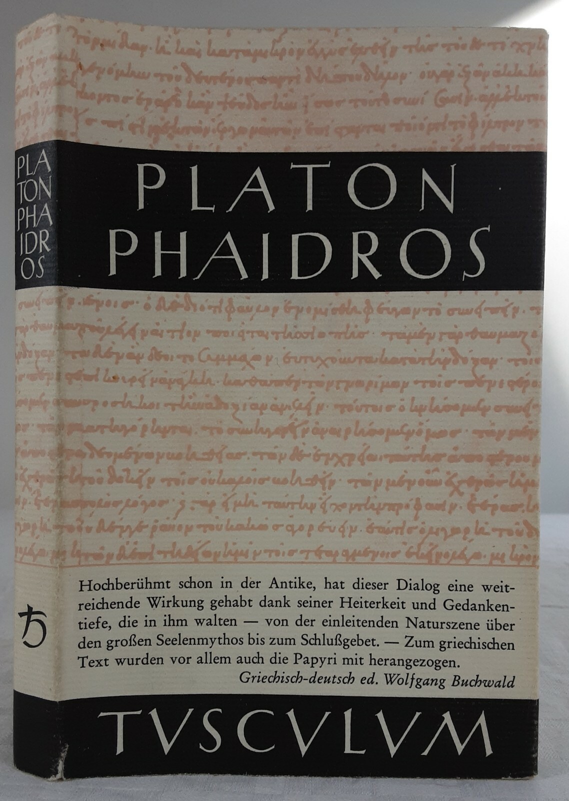 Platon.  Phaidros. Tusculum Ausgabe. griechisch - deutsch