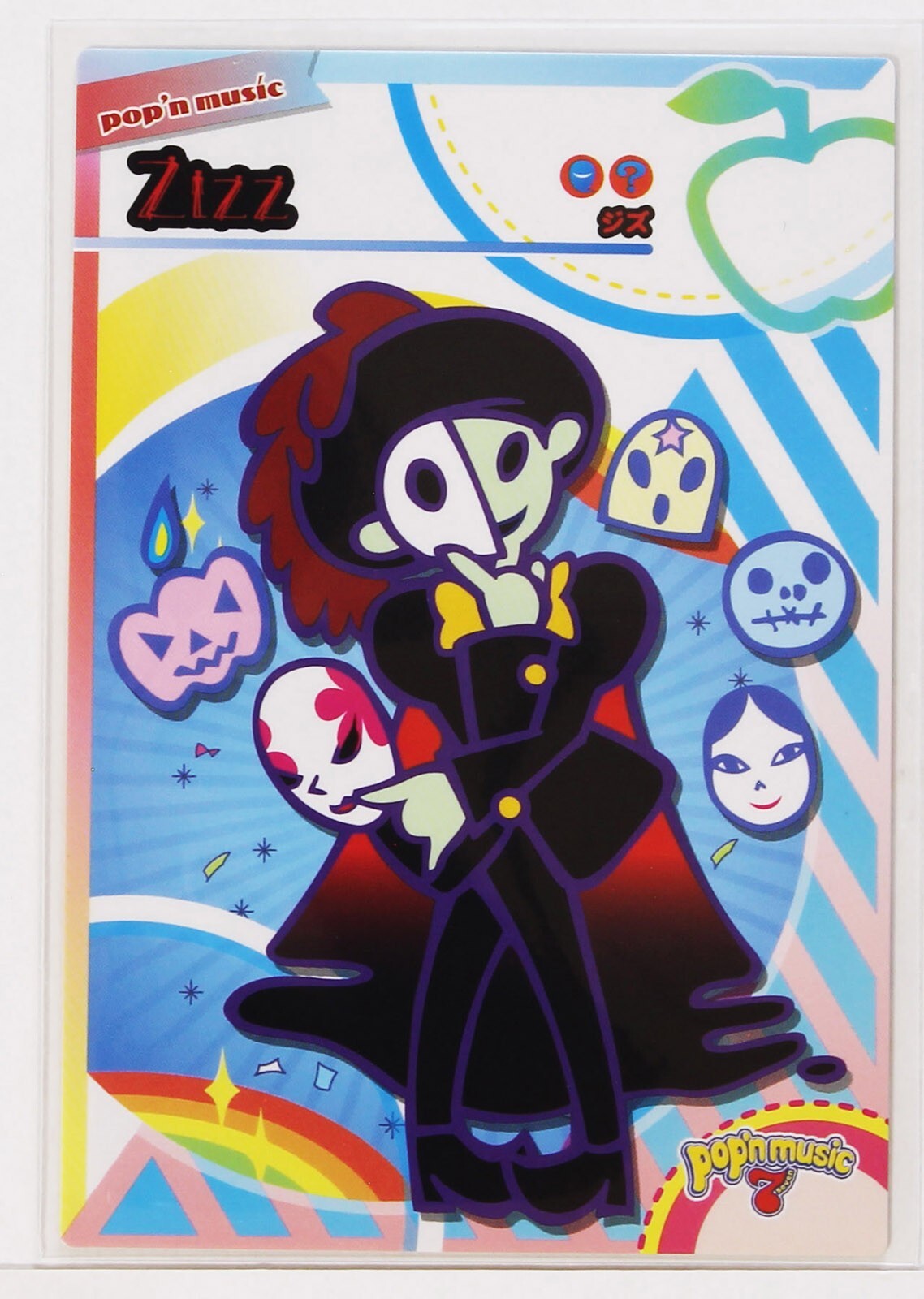 Pop'n Music Card Zizz PN23N008 KONAMI Japan Game Character Pop'n Music Card Zizz PN23N008 KONAMI Japan Game Character