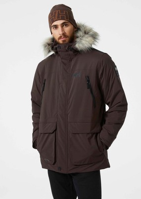 

Helly Hansen Reine Winter Parka Men тройной эспрессо, Коричневый, Helly Hansen Reine Winter Parka