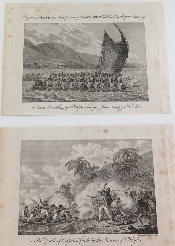 WILSON'S CERTIFIED アートプリント Rare 100% Genuine 1787 Copperplate Engravings ex Book