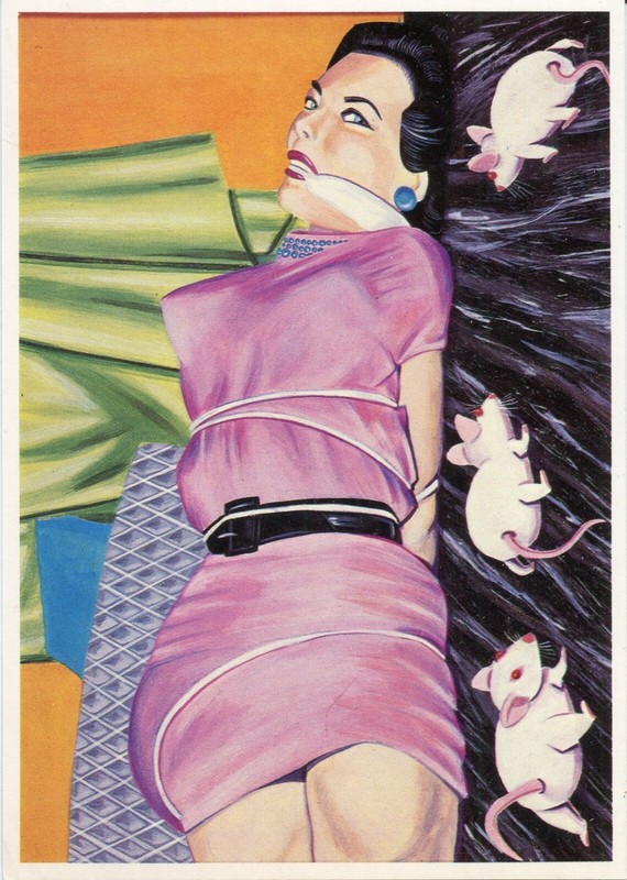 Postcard / Carte Postale / Blitzo Schwartzo Kustom Bondage 5