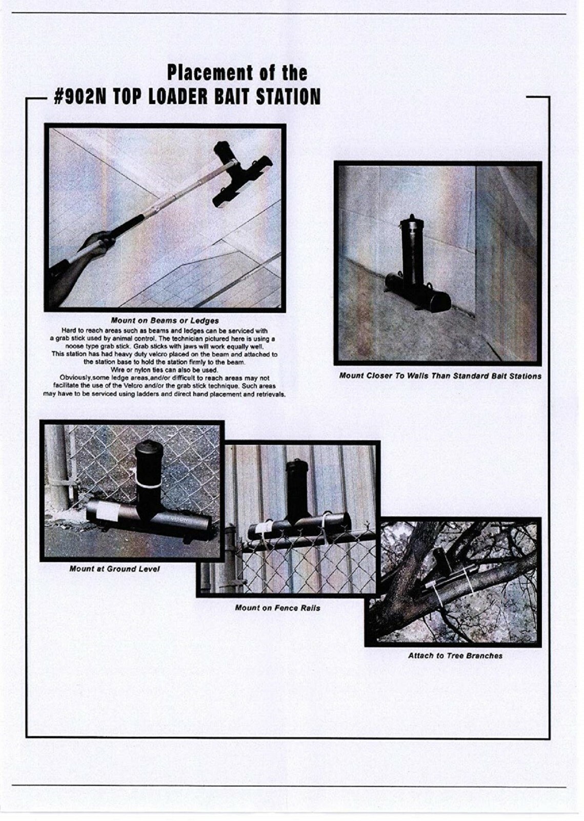 Top Loader Bait Station Pack of 2 JT Eaton for Rodents Roof Rats Mice Part 902