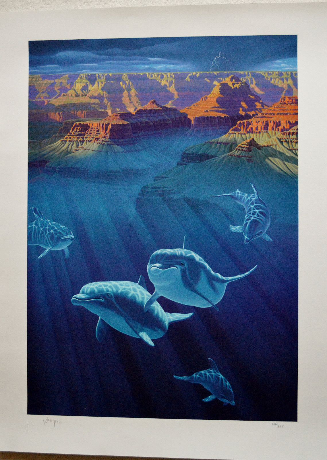 WILLIAM SCHIMMEL SERIGRAPH BENEATH THE GRAND SIGNED #186/395
