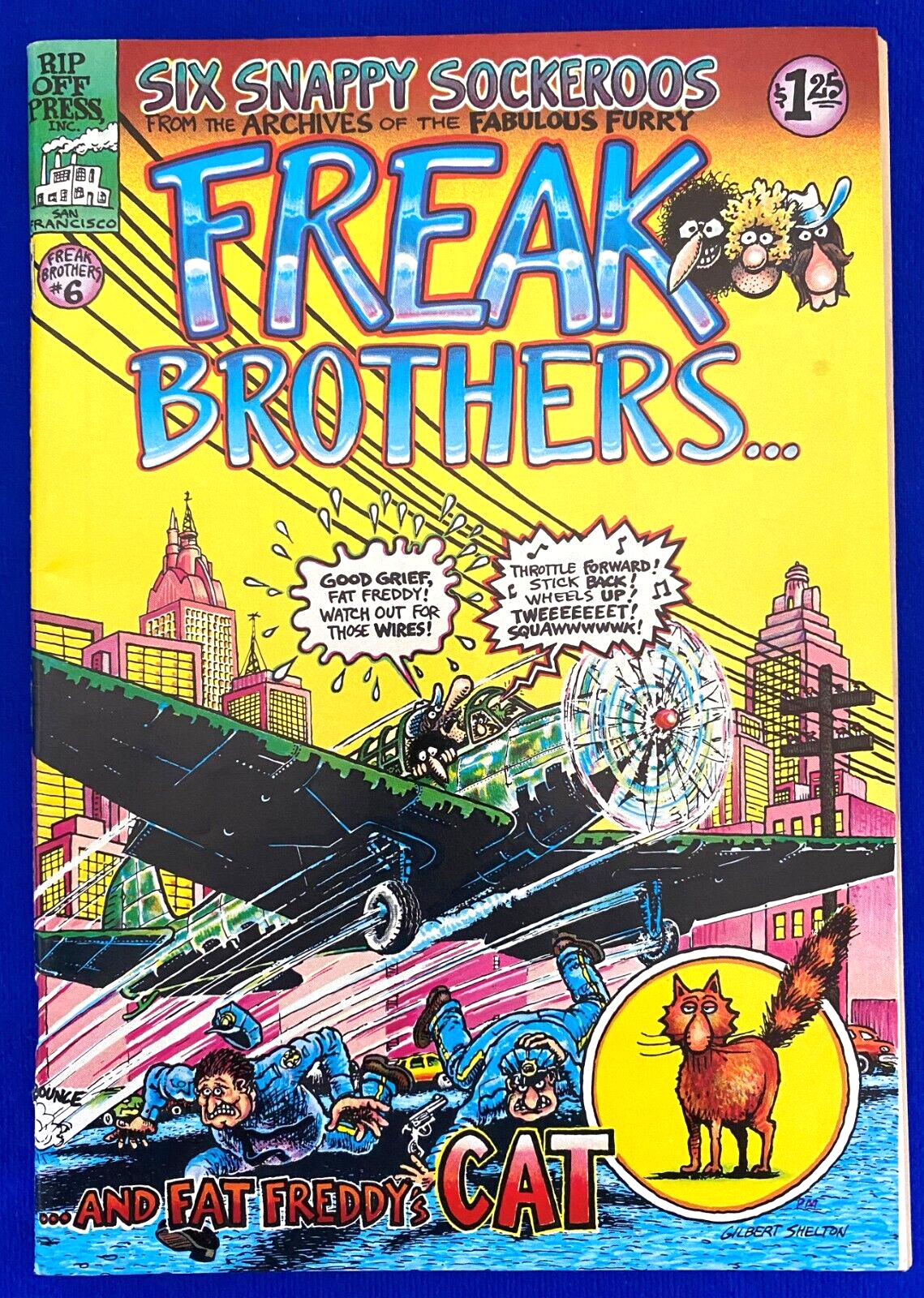 Vintage 1980 Fabulous Furry Freak Brothers and Fat Freddy's