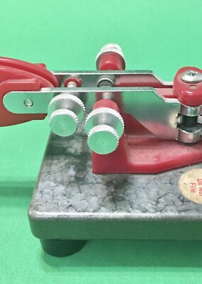 NO MORSE KEY TRUNNION SCREW & STOP NUT 2ea8/32 for Ham Key & may work NFP 26003