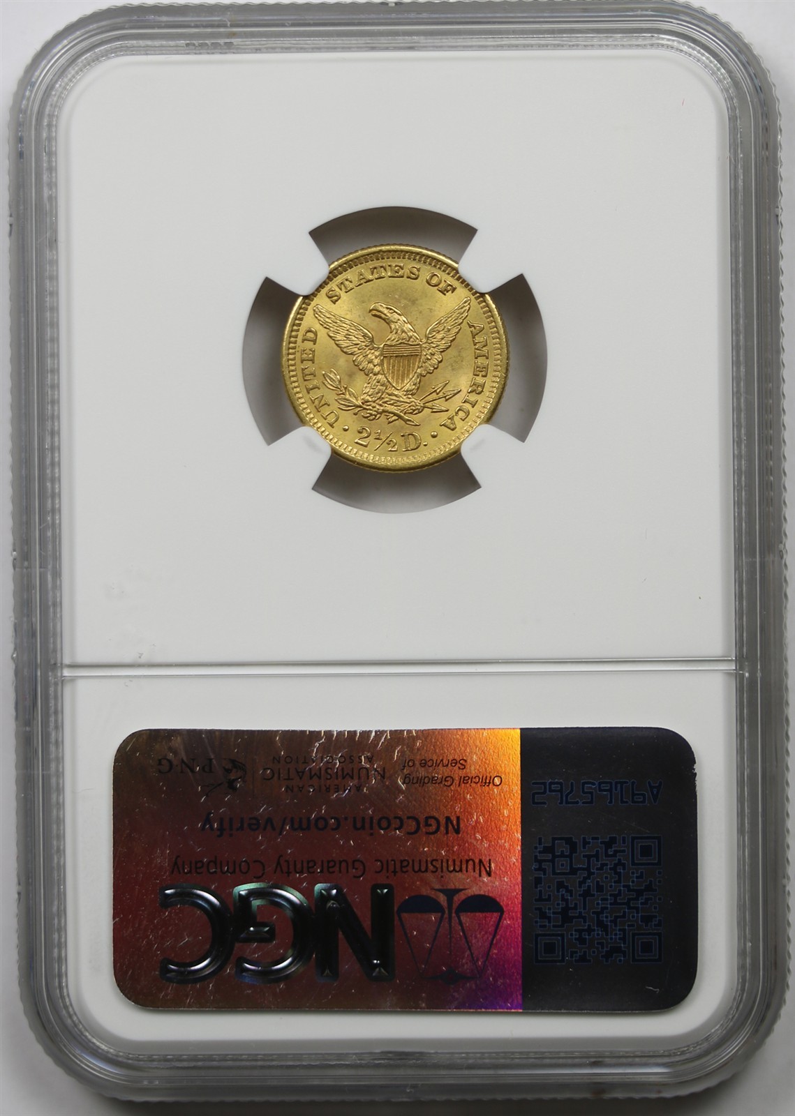 1902 $2.5 NGC/CAC MS 64 Liberty Head Gold Quarter Eagle | eBay