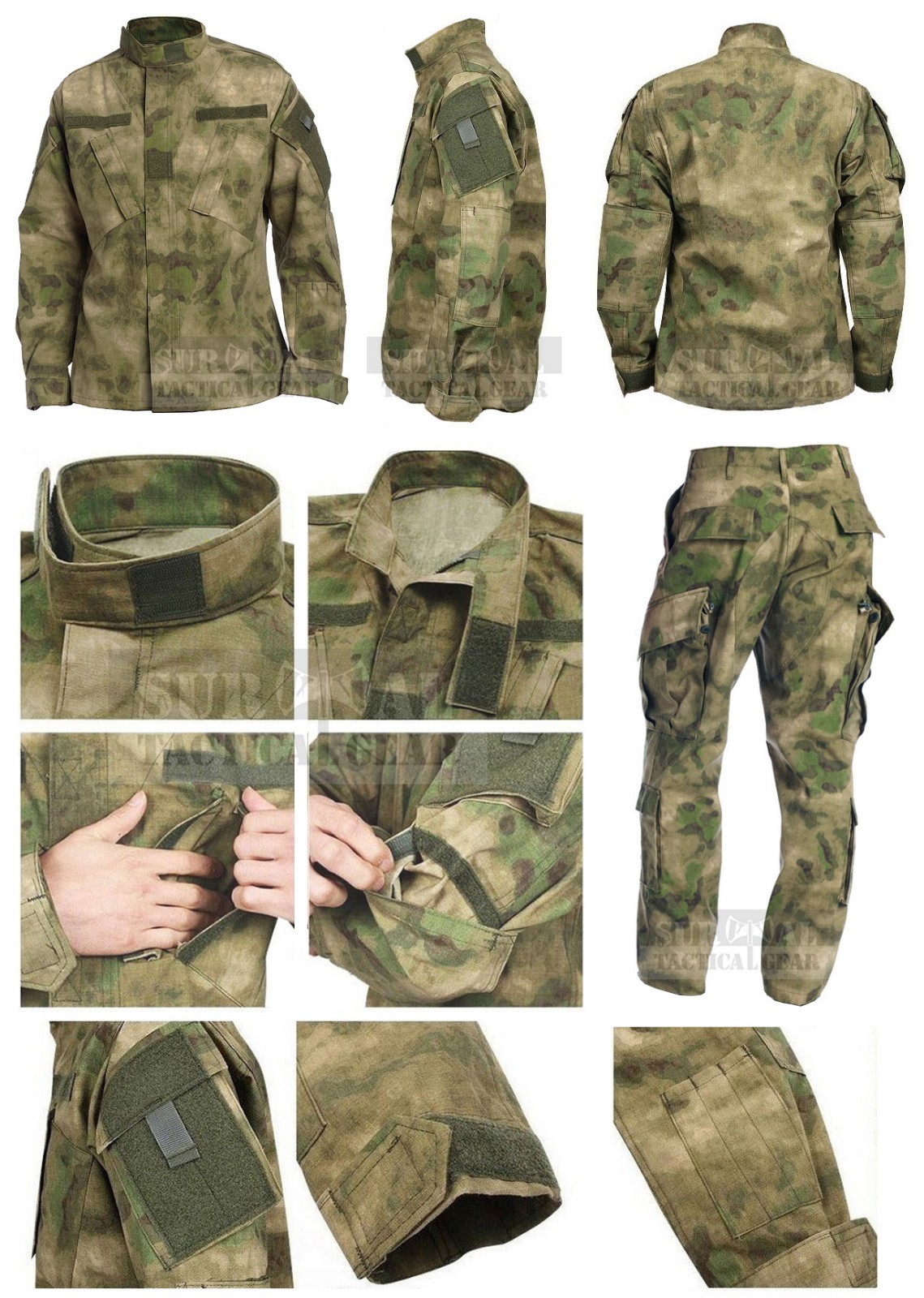 Комплект BDU us Army ATACS-FG Camo Size l ws20291af