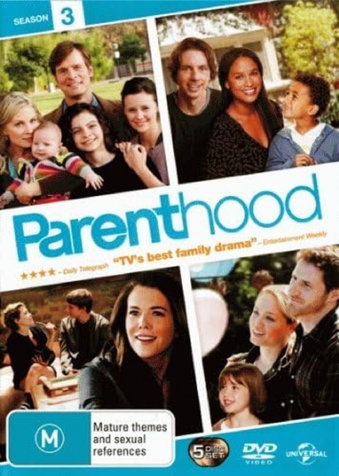 PARENTHOOD COMPLETE SERIES 3 DVD 3rd Third Season Three UK