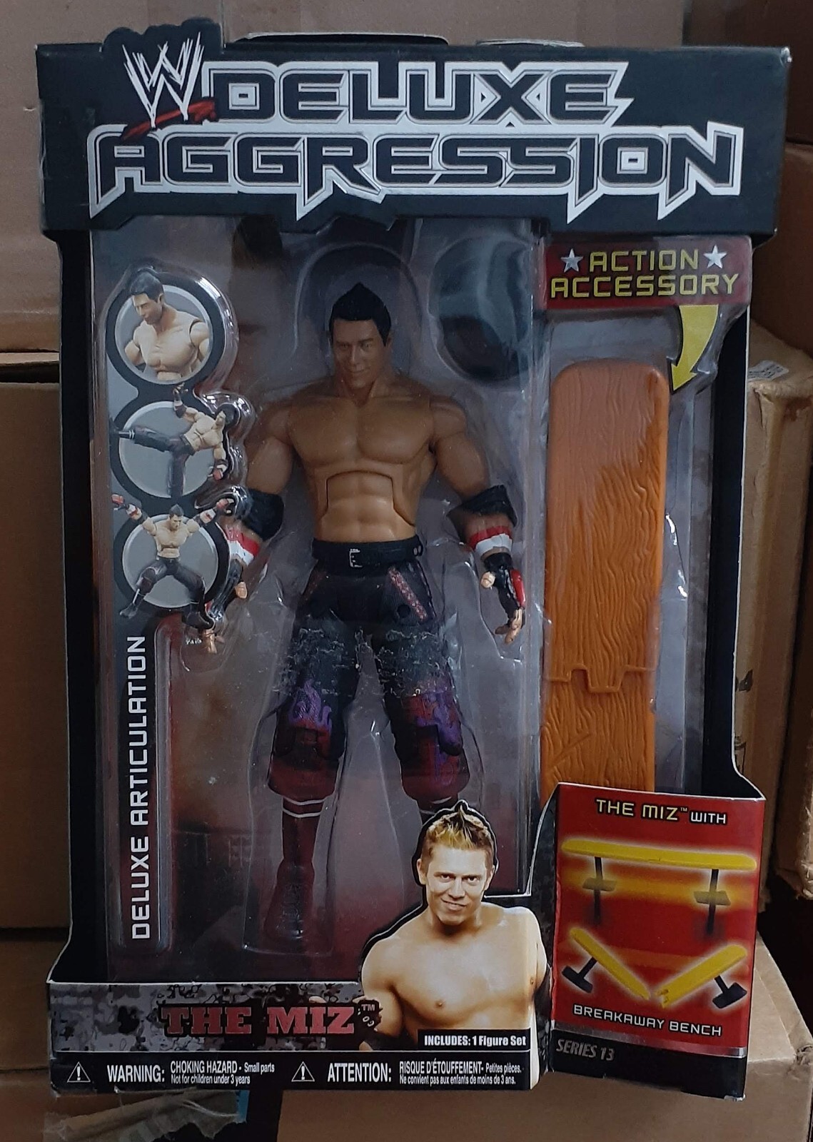 WWE Jakks Deluxe Aggression Series 13 The Miz Action Figure WWE Jakks Deluxe Aggression Series 13 The Miz Action Figure