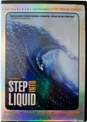 Step Into Liquid Surfing Documentary DVD 2004 Laird Hamilton Pre-Owned 2-Discs