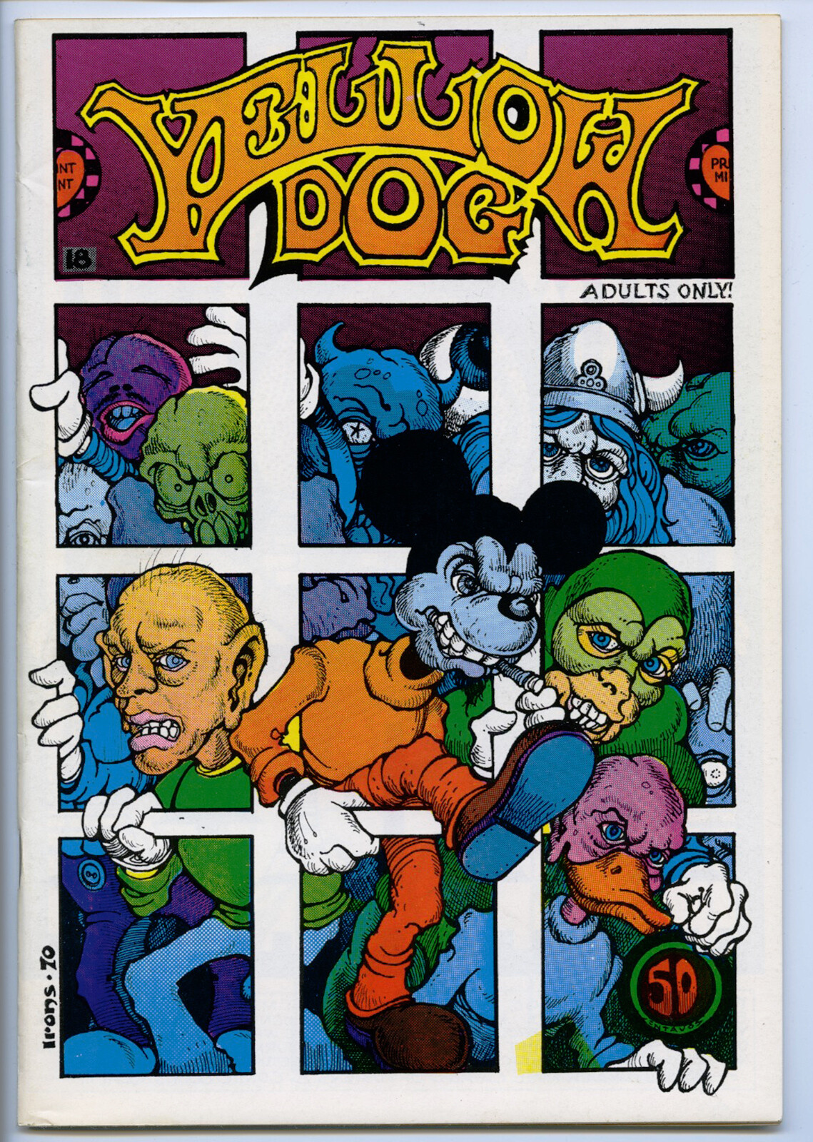 YELLOW DOG #18 - Comix - 7.5, OW-W - 1st print | eBay