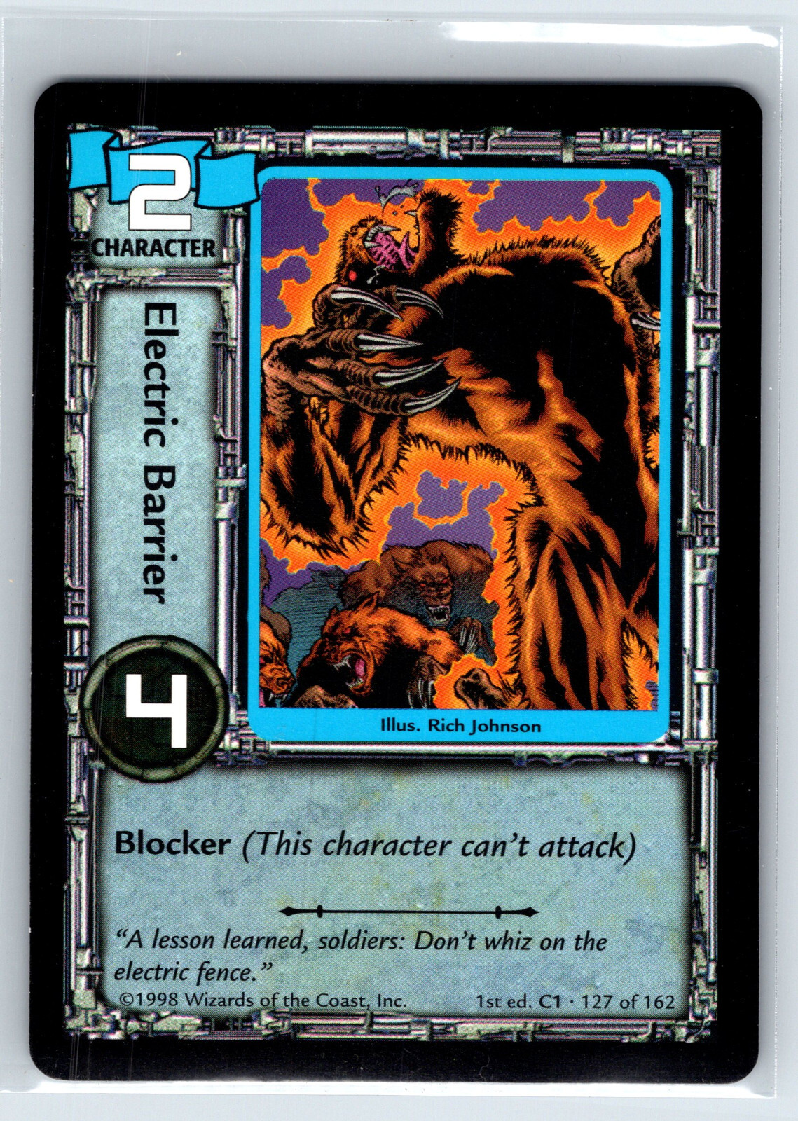 JanneDaArc　COMPLETE BOX 1998 Jim Lee's C-23 Collectible Card Game Electric Barrier