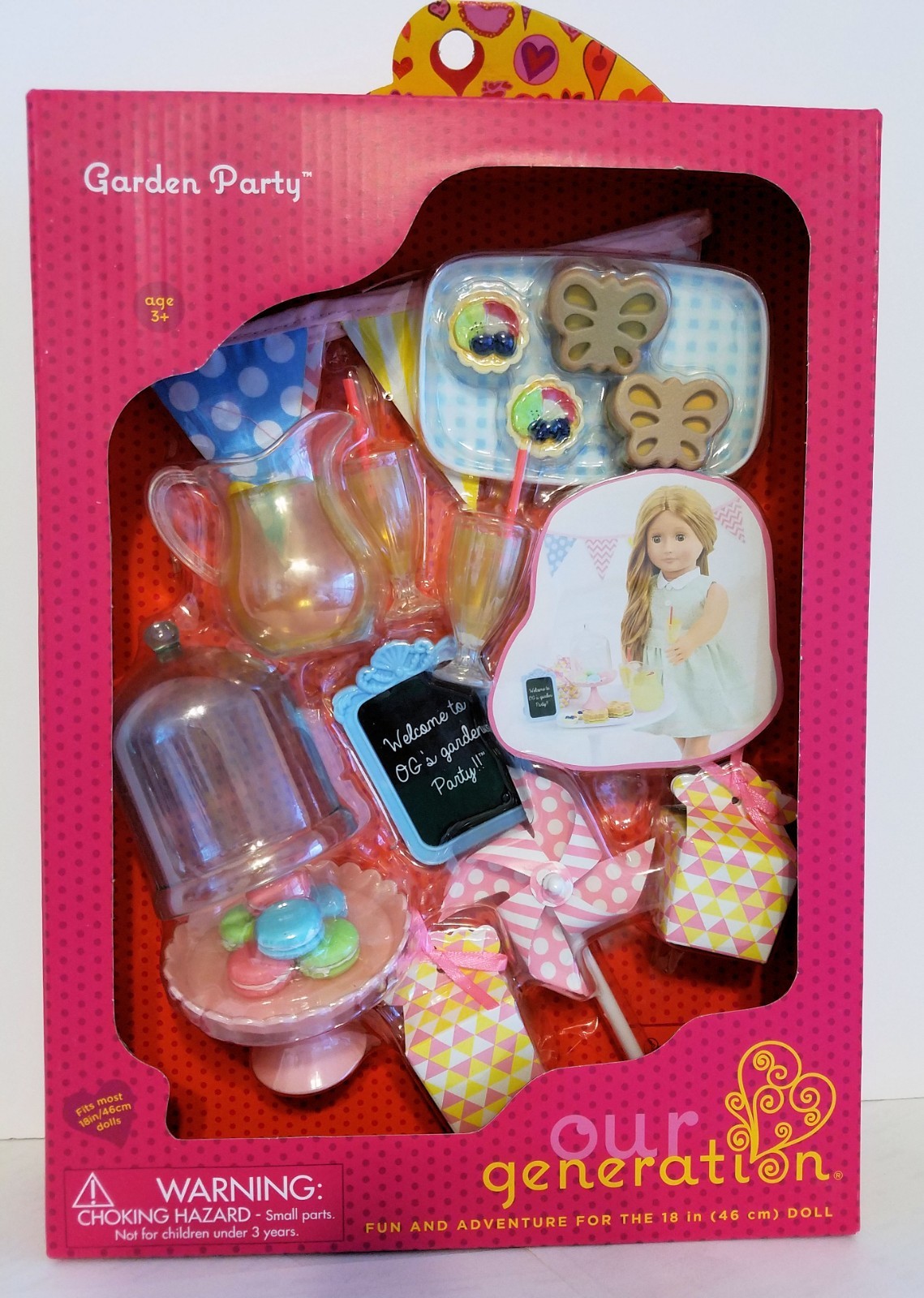 NEW Our Generation Soda Pop Sweetheart Outfit & Garden Party Play sets 18
