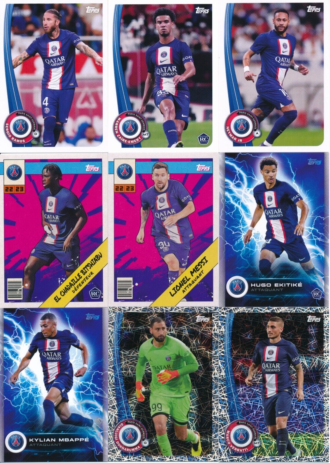 topps 2022 PSG パリ・サンジェルマン 未開封ボックス 未開封BOX