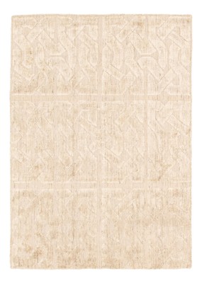 Transitional Hand loomed Carpet 4'3'' x 6'1'' Wool Area Rug