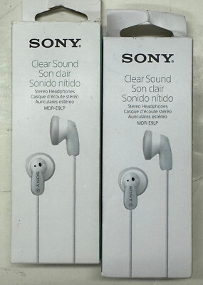 2/$18.99 ''Clear Sound'' Stereo Headphones (MDR-E9LP)