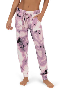 Midnight Bakery Tie Dyed Sleep Jogger Pants EB1629 Womens Size M