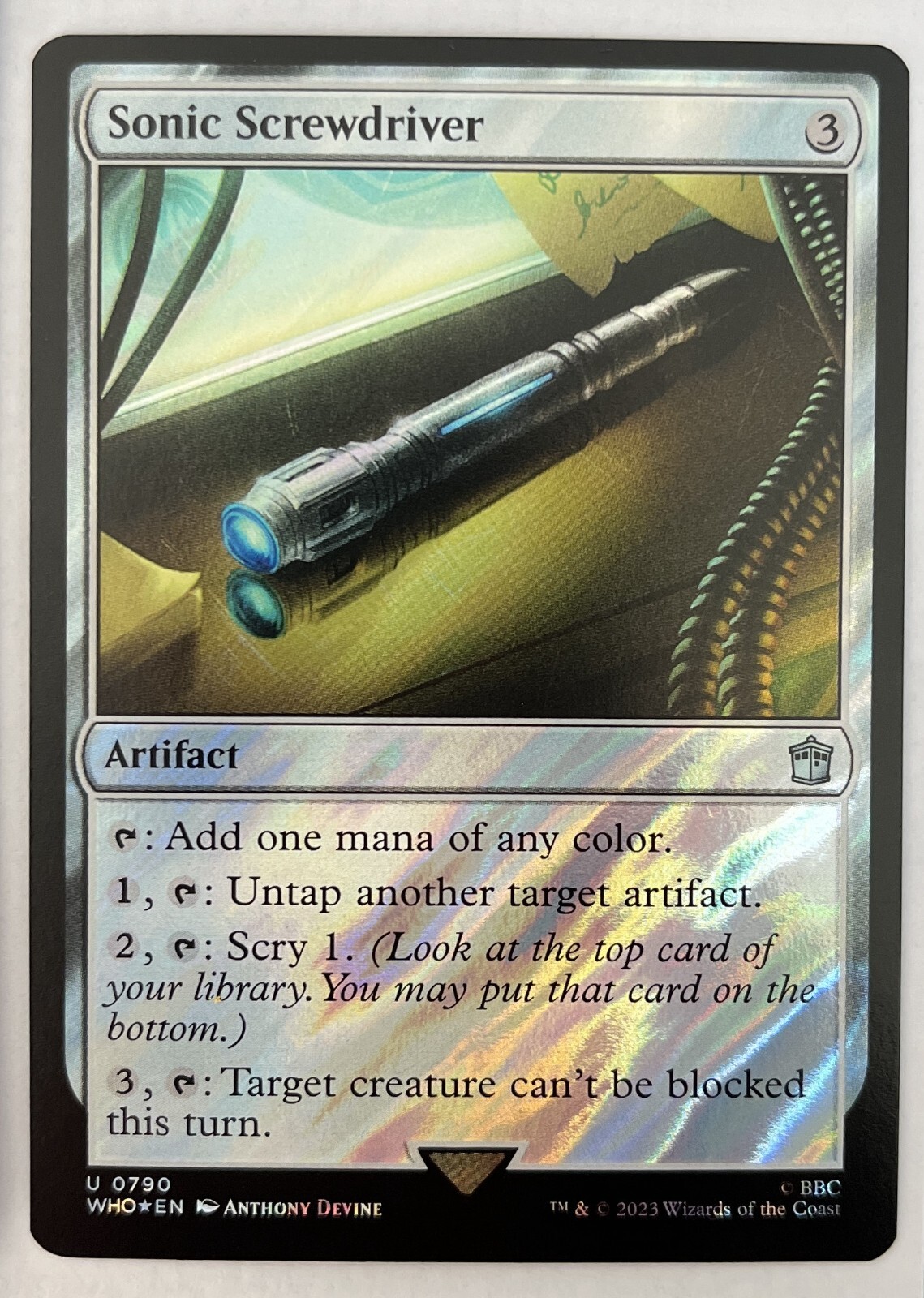 MTG Doctor Who - Sonic Screwdriver *Surge FOIL* NM | eBay