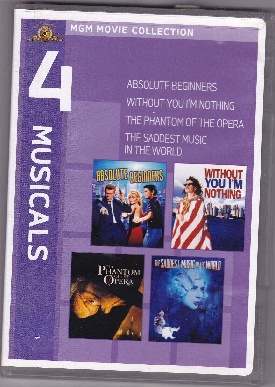 MGM Movie Collection: 4 Musicals DVD Phantom of The Opera - Absolute Beginners 883904230694 | eBay MGM Movie Collection: 4 Musicals DVD Phantom of The Opera - Absolute Beginners 883904230694 | eBay