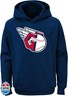 Outerstuff MLB Youth 8-20 Team Color Polyester Performance Primary Logo Pullover Sweatshirt Hoodie - Cleveland Guardians Navy X-Large 18-20