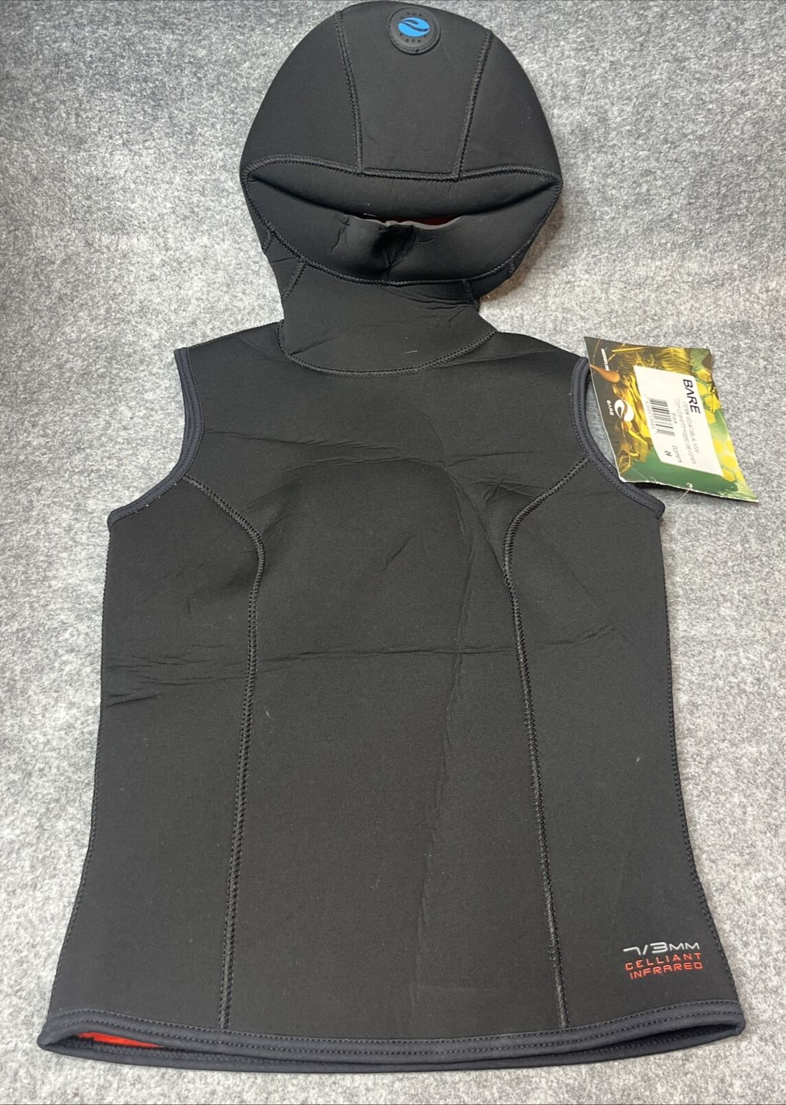 Bare Womens 5mm Elastek Full Wetsuit (Black, 8 Tall