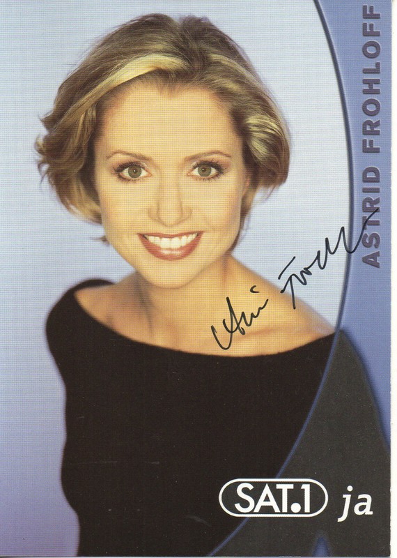 Autogramm - Astrid Frohloff
