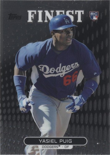 2013 Topps Finest - Yasiel Puig #91