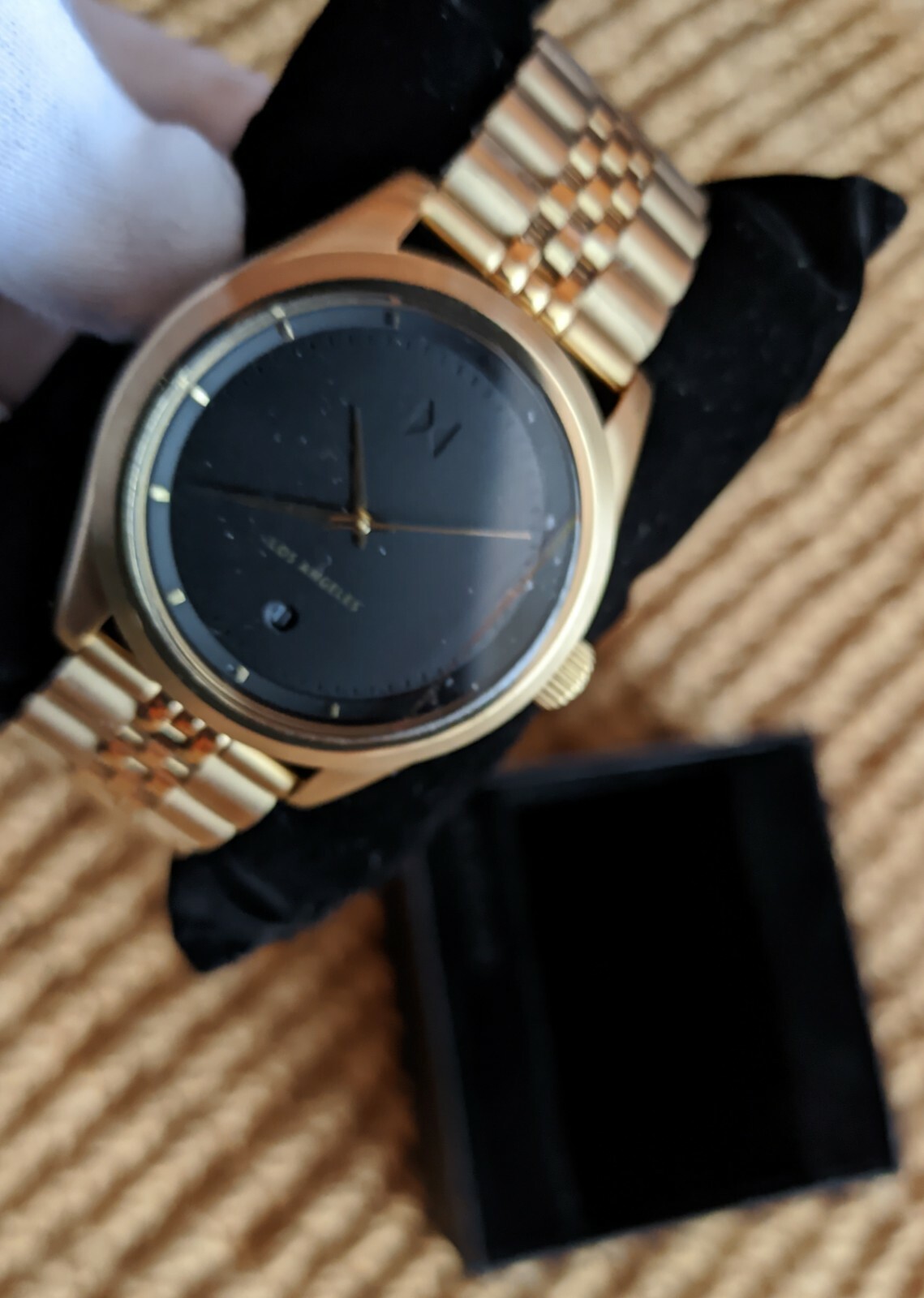 Elegante MVMT Analog Quarz Uhr mit Edelstahl Armband DTC01BG neu