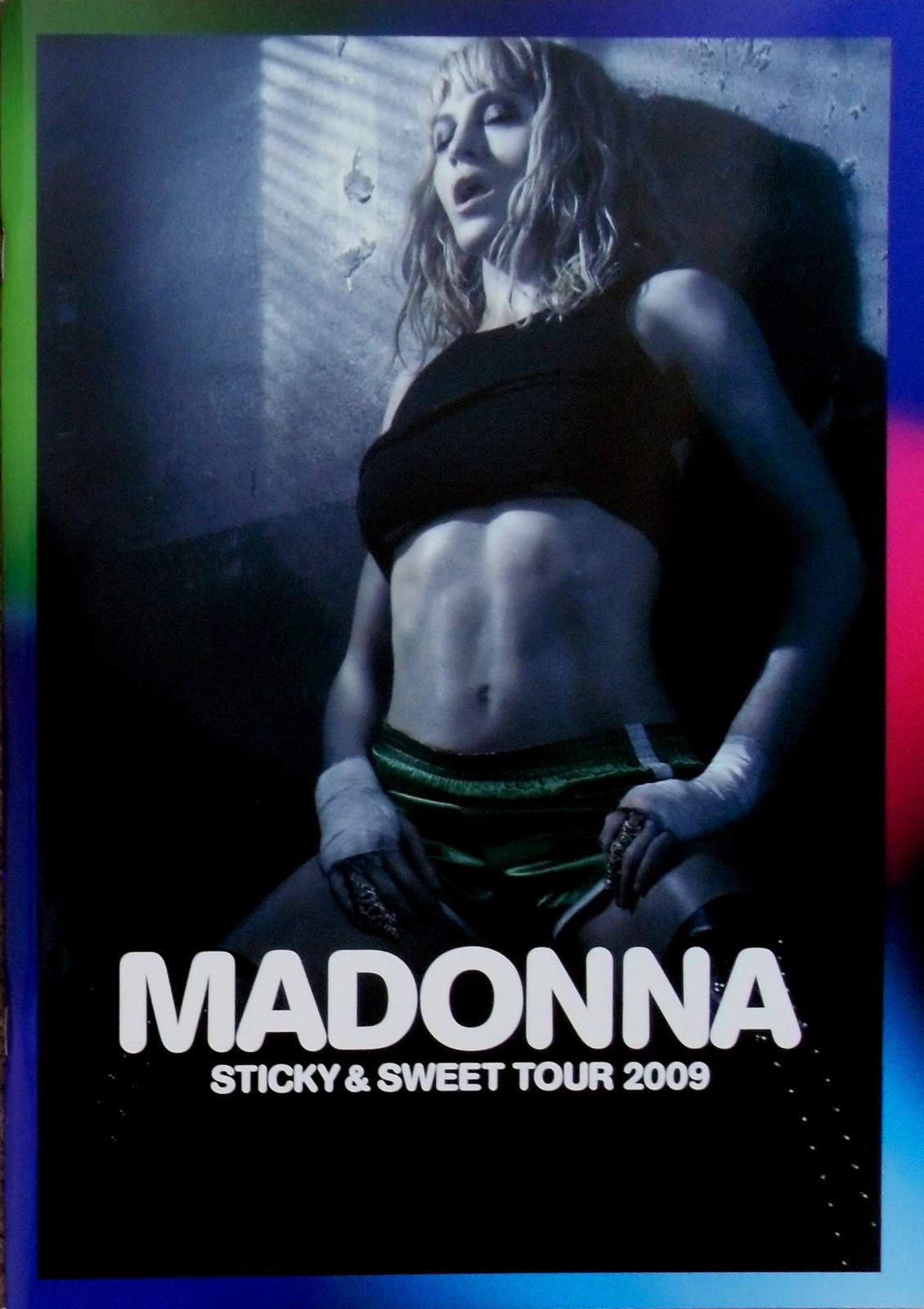 MADONNA * REVISED STICKY & SWEET TOUR PROGRAMME * 2009